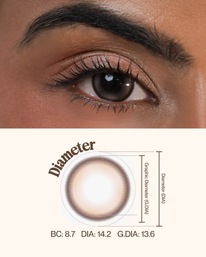 Dewed Coloured Lens - Pink Opal